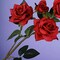 2 RED 38" SINGLE STEM SILK ROSES Bouquets Wedding Centerpieces